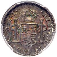 Mexico. Â½ Real, 1817/6-Mo JJ PCGS MS62 - 2