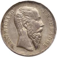 Mexico. 50 Centavos, 1866-Mo PCGS About Unc