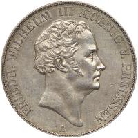 German States: Prussia. 2 Talers, 1839 PCGS AU55