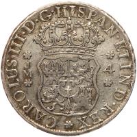 Peru. 4 Reales, 1772-JM (Lima) PCGS EF - 2