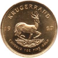 South Africa. Krugerrand, 1967 PCGS MS66 - 2