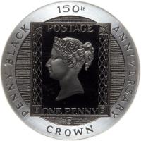 Isle of Man. 5 Crown, 1990