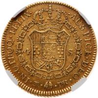 Bolivia. 4 Escudos, 1794-PR (Potosi) NGC VF - 2