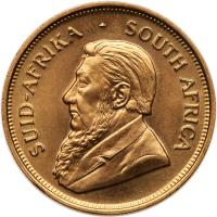 South Africa. Krugerrand, 1975 Brilliant Unc