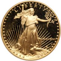 1987-W American Eagle Gem Proof $50 Gold Coin