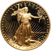 1987-W American Eagle Gem Proof $50 Gold Coin