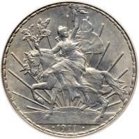 Mexico. Peso, 1911 PCGS Unc