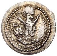 Sasanian Kingdom. Shapur I. Silver Obol (0.81 g), AD 240-272 EF