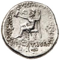 Elymaian Kingdom. Kamnaskires III, with Anzaze. Silver Drachm (3.84 g), ca. 82/1-73/2 BC - 2