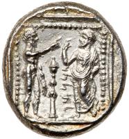 Cilicia, Tarsos. Datames. Silver Stater (10.34 g), Satrap, 384-361/0 BC About EF - 2