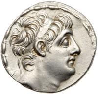 Seleukid Kingdom. Antiochos IX Philopator. Silver Tetradrachm (15.94 g), 114/3-95 BC