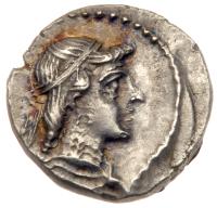 Cilicia, Tarsos. Datames. Silver Obol (0.83 g), Satrap of Cilicia and Cappadocia, 384-361/0 BC