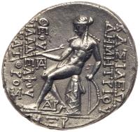 Seleukid Kingdom. Demetrios II Nikator. Silver Tetradrachm (15.70 g), first reign, 146-138 BC - 2