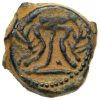 Judaea, Herodian Kingdom. Herod I. Ã 2 Prutot (3.36 g), 40 BCE-4 CE EF - 2