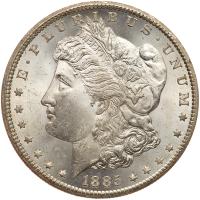 1885-CC Morgan $1 PCGS MS63