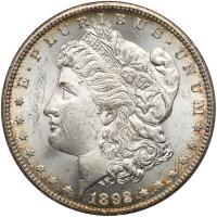 1892-CC Morgan $1 PCGS MS63