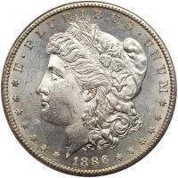 1886-S Morgan $1 PCGS MS63 PL