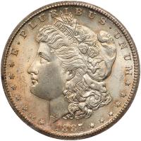 1887-S Morgan $1 PCGS MS63