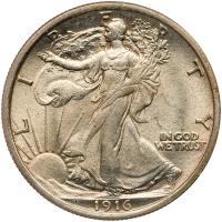 1916 Liberty Walking 50C PCGS MS63