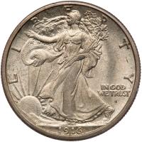 1916-S Liberty Walking 50C PCGS MS63