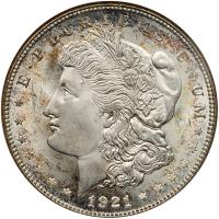 1921-D Morgan $1 NGC MS64