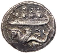 Phoenicia, Byblus. Azbaal, ca. 400-365 BC. Silver Shekel (13.25 g) - 2