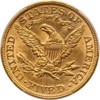 1893 $5 Liberty PCGS MS61 - 2