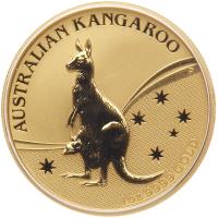 Australia. Kangaroo 100 Dollars Gold Coin, 2009 Choice Brilliant Unc - 2