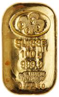 Switzerland. PAMP Suisse Gold Bar, 100 Grams. EF