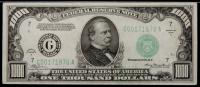 1934-A, $1000 Federal Reserve Note. Chicago. Fr. 2212-G