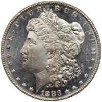 1883-CC Morgan $1 PCGS MS63 DMPL