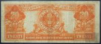 1922, $20 Gold Certificate - 2