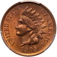 1909 Indian Head 1C PCGS MS64 RB