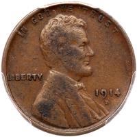 1914-D Lincoln 1C PCGS F15 BR