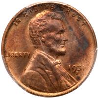 1931-S Lincoln 1C PCGS MS63 RB