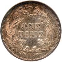 1886 Liberty Seated 10C NGC MS63 - 2