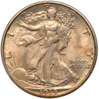 1935-D Liberty Walking 50C PCGS MS63