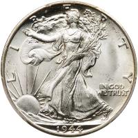 1944-D Liberty Walking 50C PCGS MS66