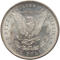 1878 Morgan $1. Weakly Dbld Tail Feathers PCGS MS63 - 2