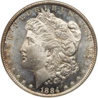 1884-CC Morgan $1 NGC MS63 PL