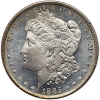 1885-O Morgan $1 PCGS MS63 DMPL