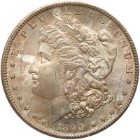 1890-S Morgan $1 PCGS MS64