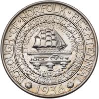 1936 Norfolk 50C NGC Unc Details