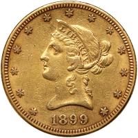 1899-S $10 Liberty