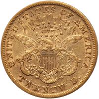 1869-S $20 Liberty PCGS EF45 - 2