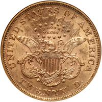 1876-S $20 Liberty NGC AU58 - 2