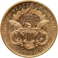 1877 $20 Liberty PCGS AU55 - 2