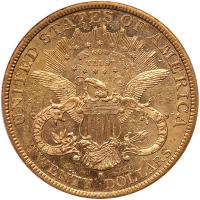 1882-S $20 Liberty PCGS AU53 - 2