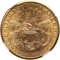 1887-S $20 Liberty NGC MS61 - 2