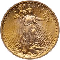 1922 $20 St. Gaudens PCGS MS63